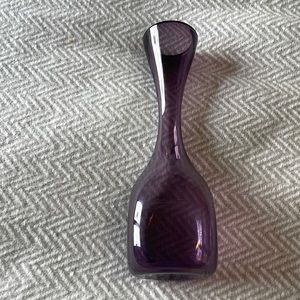 Blenko purple glass vase MCM no chips or cracks